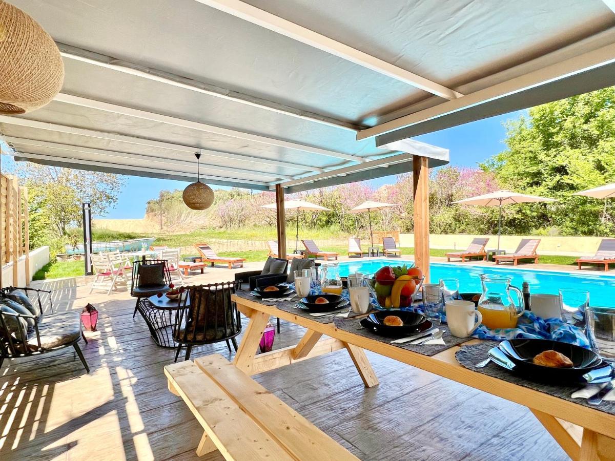Beach Villa Verano With Private Pool By Dadovillas Sidárion 외부 사진